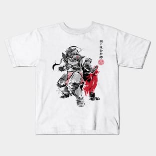 Brotherhood Sumi-e Kids T-Shirt